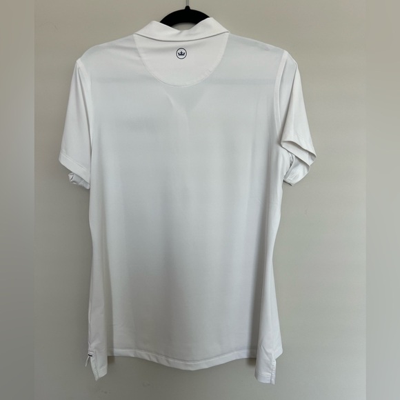 Peter Millar White Fitted Button Down Polo Size L - Picture 2 of 3